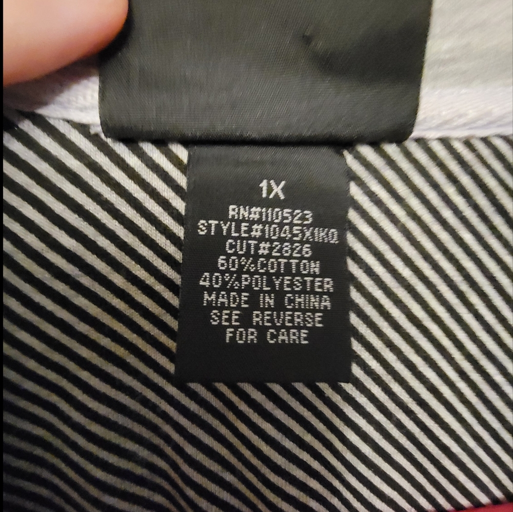 L.A. Kitty Grey Blazer Size 1X - Picture 4 of 7